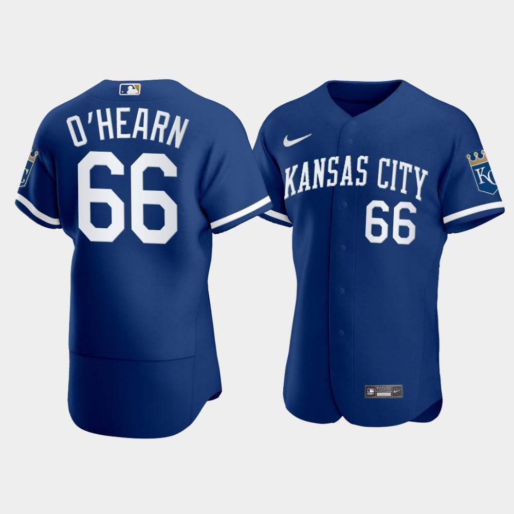 Men's Kansas City Royals Ryan O'Hearn 66 2022-23 Blue Jersey