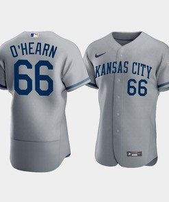 Men's Kansas City Royals Ryan O'Hearn 66 2022-23 Gray Jersey