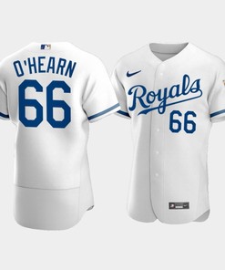 Men's Kansas City Royals Ryan O'Hearn 66 2022-23 White Jersey