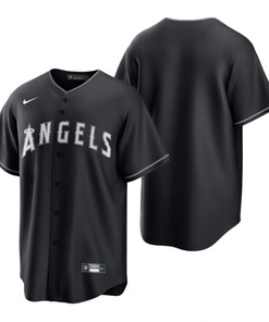 Mens Los Angeles Angels Mlb 2020 Black Team Jersey Gift For Phillies And Baseball Fans