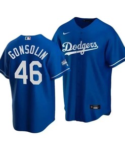 Men's Los Angeles Dodgers Tony Gonsolin 46 2020 World Series Champions White Home Jersey