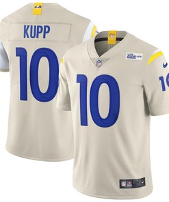Mens Los Angeles Rams Cooper Kupp Nike Bone Vapor Limited Jersey
