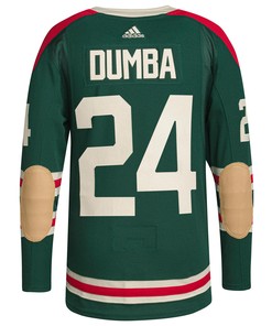 Men's Matt Dumba Green Minnesota Wild 2022 Winter Classic Player Jersey Jersey