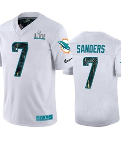 Mens Miami Dolphins Jason Sanders Nike White Super Bowl Liv Jersey