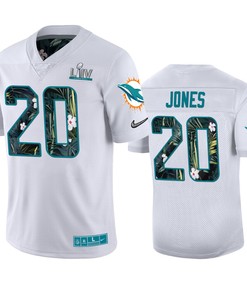 Mens Miami Dolphins Reshad Jones Nike White Super Bowl Liv Jersey