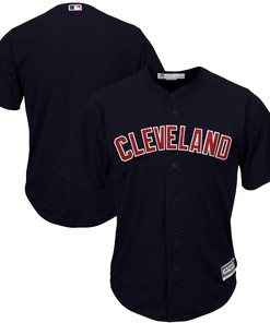 Men's Navy Cleveland Indians Alternate 2019 Cool Base Team Jersey