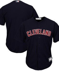 Men's Navy Cleveland Indians Big & Tall Team Jersey