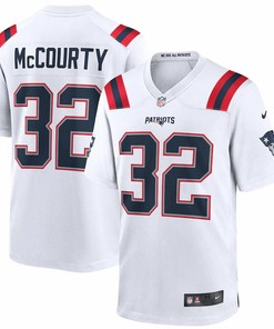 Mens New England Patriots Devin Mccourty Nike White Game Jersey