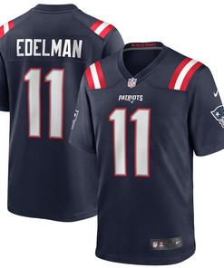 Mens New England Patriots Julian Edelman Nike Navy Game Jersey