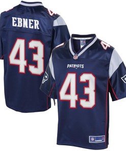Mens New England Patriots Nate Ebner Nfl Pro Line Navy Team Color Jersey