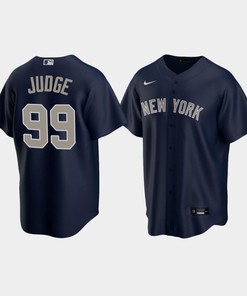 Men's New York Yankees Aaron Judge 99 Alternate Navy Jersey