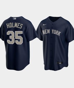 Men's New York Yankees Clay Holmes 35 Alternate Navy Jersey
