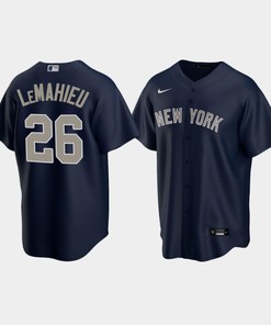 Men's New York Yankees D.J. LeMahieu 26 Alternate Navy Jersey