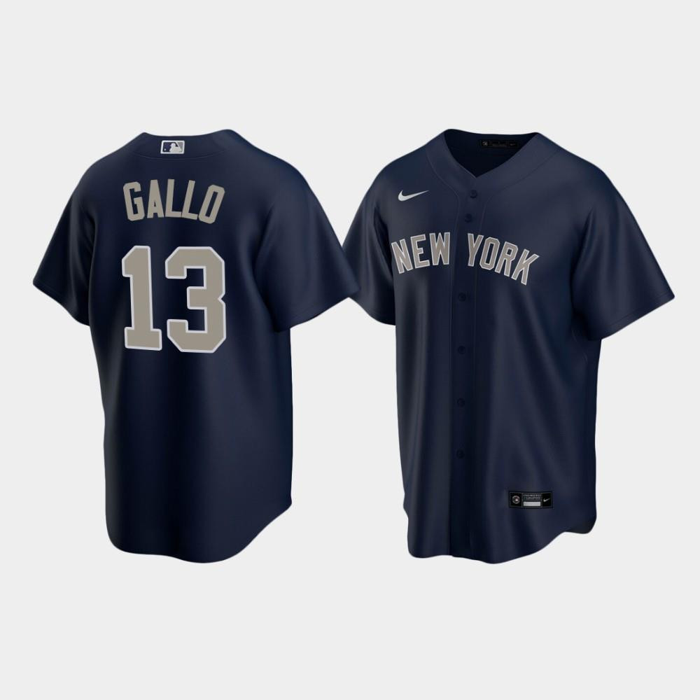 Men's New York Yankees Joey Gallo 13 Alternate Navy Jersey
