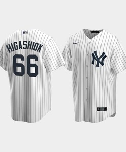 Men's New York Yankees Kyle Higashioka 66 Home White Jersey