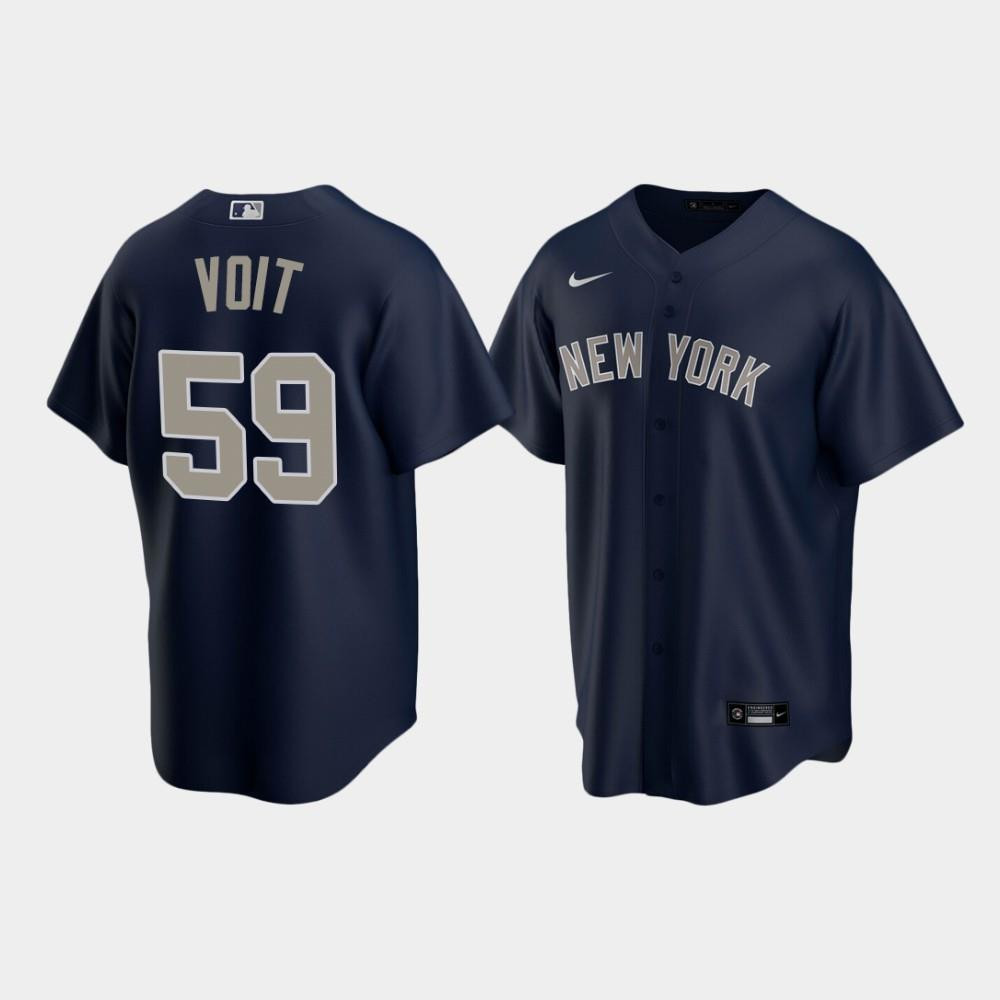 Men's New York Yankees Luke Voit Alternate Navy Jersey