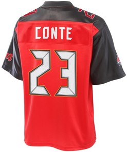 Mens Nfl Pro Line Chris Conte Red Tampa Bay Buccaneers Jersey