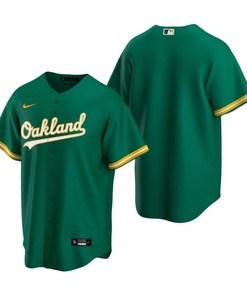 Mens Oakland Athletics Mlb 2020 Alternate Green Jersey Gift For Athletics Fans
