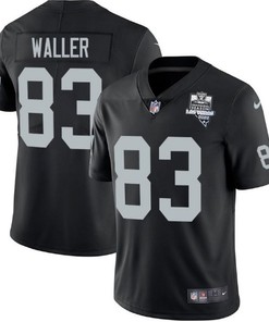 Mens Oakland Raiders #83 Darren Waller Black 2020 Inaugural Season Vapor Untouchable Limited Stitched Nfl Jersey