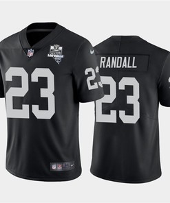 Mens Oakland Raiders Black #23 Damarious Randall 2020 Inaugural Season Vapor Limited Stitched Nfl Jersey