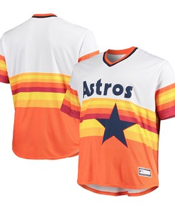 Men's Orange Houston Astros Big & Tall Cooperstown Collection Team Jersey