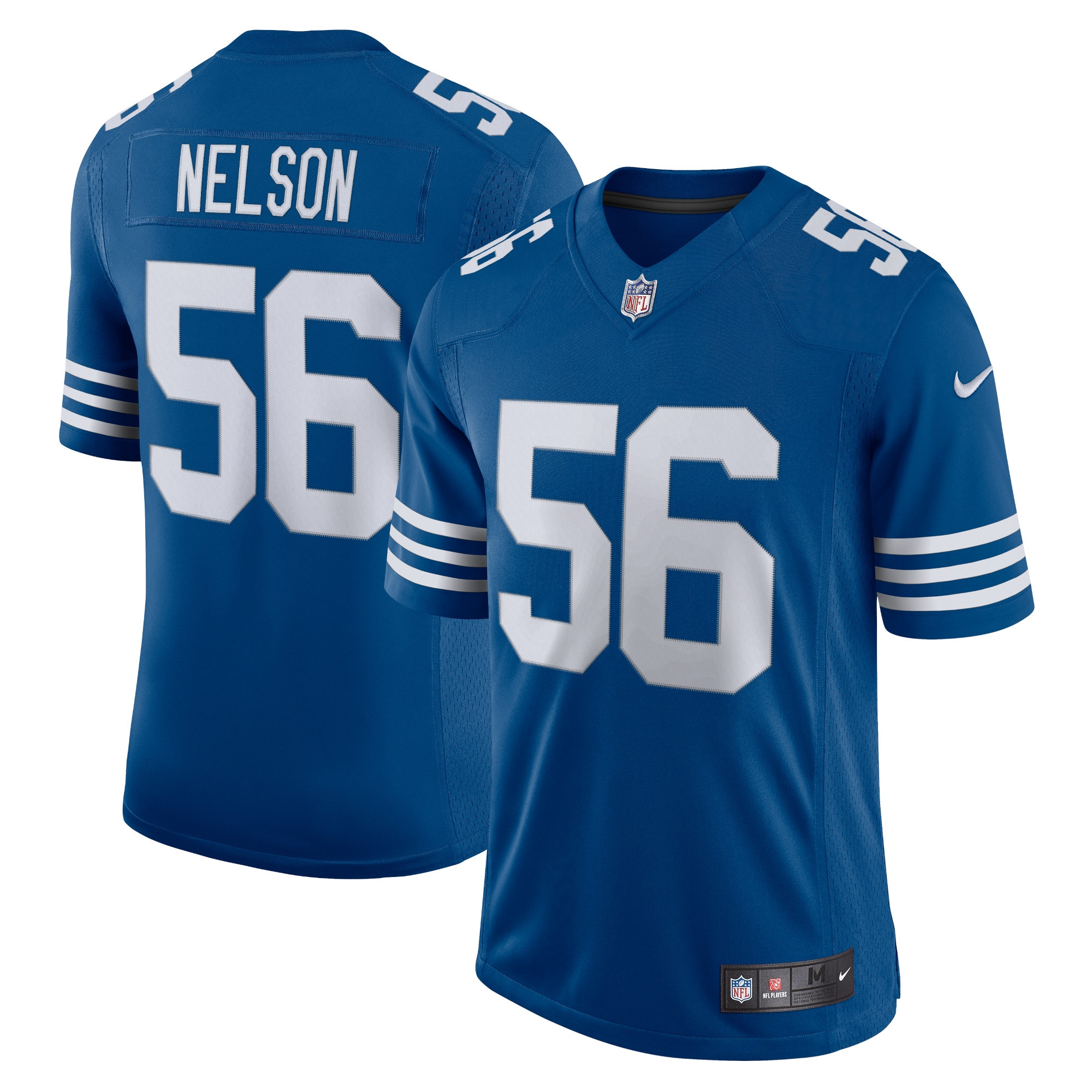 Mens Quenton Nelson Royal Indianapolis Colts Alternate Vapor Limited Jersey Nfl