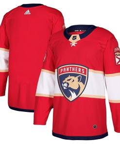 Men's Red Florida Panthers Home Blank Jersey Jersey