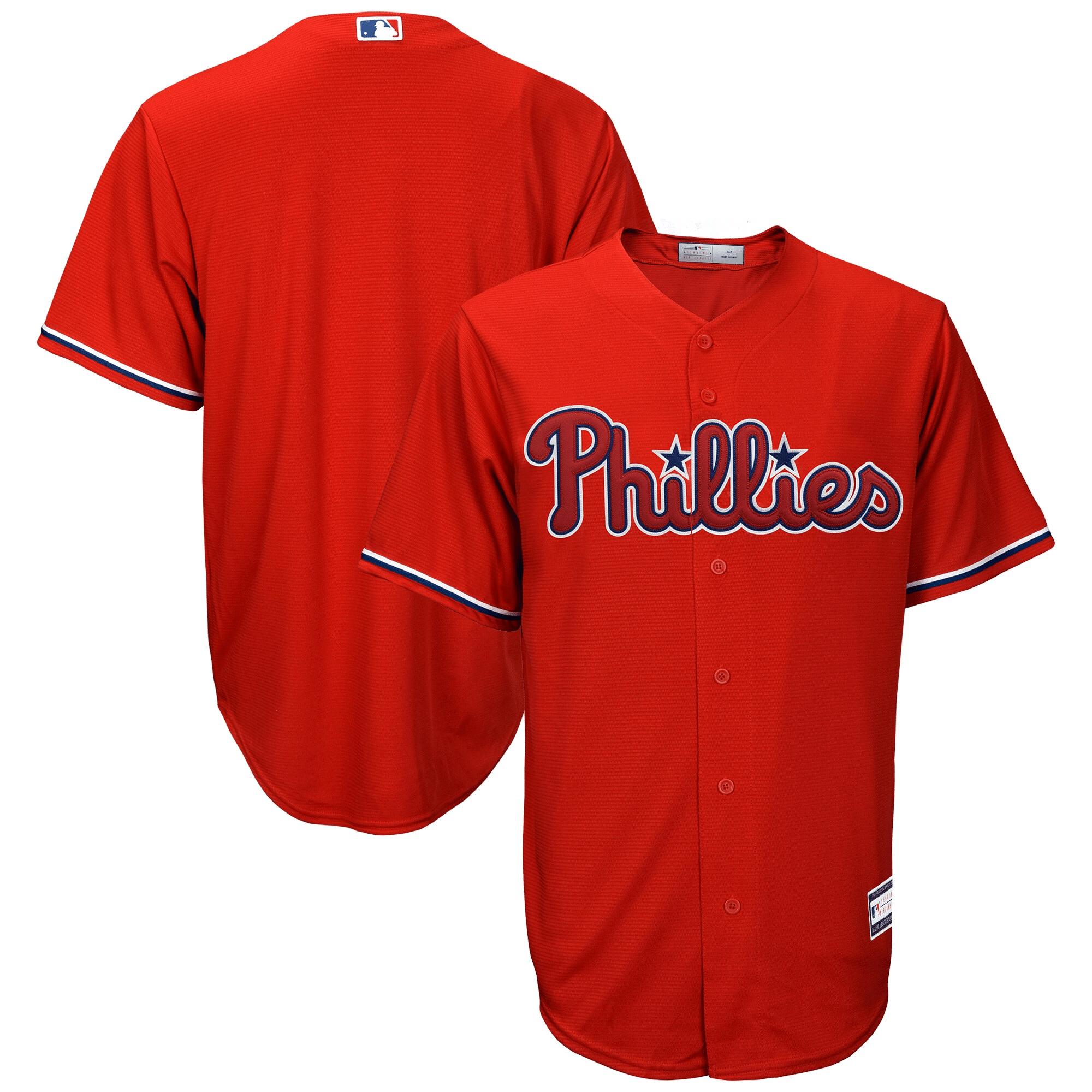 Men's Red Philadelphia Phillies Big & Tall Team Jersey