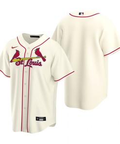 Mens St. Louis Cardinals Mlb Baseball Team Alternate Cream Jersey Gift For Cardinals Fans