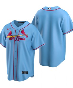 Mens St. Louis Cardinals Mlb Baseball Team Alternate Light Blue Jersey Gift For Cardinals Fans