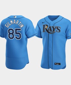 Men's Tampa Bay Rays 85 Sean Gilmartin Light Blue Alternate Jersey