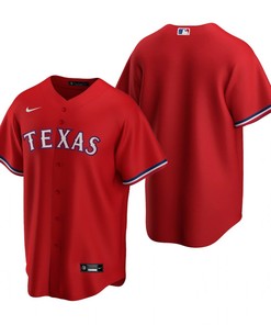 Mens Texas Rangers Mlb Baseball Alternate Red Jersey Gift For Rangers Fans