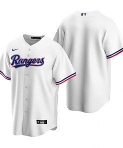Mens Texas Rangers Mlb Baseball Home White Jersey Gift For Rangers Fans