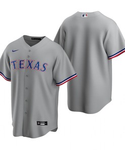 Mens Texas Rangers Mlb Baseball Road Gray Jersey Gift For Rangers Fans