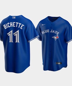 Men's Toronto Blue Jays 11 Bo Bichette Royal Alternate Jersey