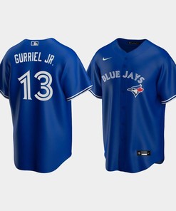 Men's Toronto Blue Jays 13 Lourdes Gurriel Jr. Royal Alternate Jersey