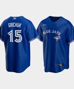 Men's Toronto Blue Jays 15 Randal Grichuk Royal Alternate Jersey