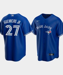 Men's Toronto Blue Jays 27 Vladimir Guerrero Jr. Royal Alternate Jersey
