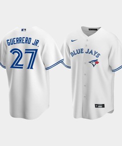Men's Toronto Blue Jays 27 Vladimir Guerrero Jr. White Home Jersey