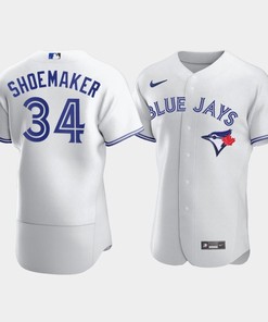 Men's Toronto Blue Jays 34 Matt Shoemaker White Jersey