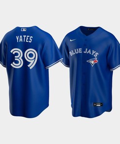 Men's Toronto Blue Jays 39 Kirby Yates Royal Alternate Jersey