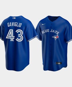 Men's Toronto Blue Jays 43 Sam Gaviglio Royal Alternate Jersey