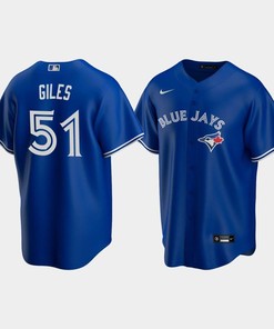 Men's Toronto Blue Jays 51 Ken Giles Royal Alternate Jersey