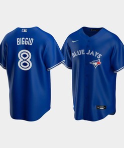 Men's Toronto Blue Jays 8 Cavan Biggio Royal Alternate Jersey