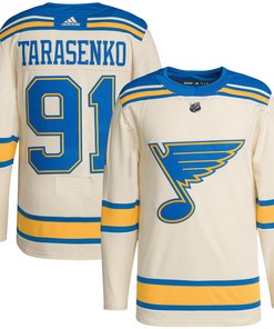Men's Vladimir Tarasenko Cream St. Louis Blues 2022 Winter Classic Player Jersey Jersey