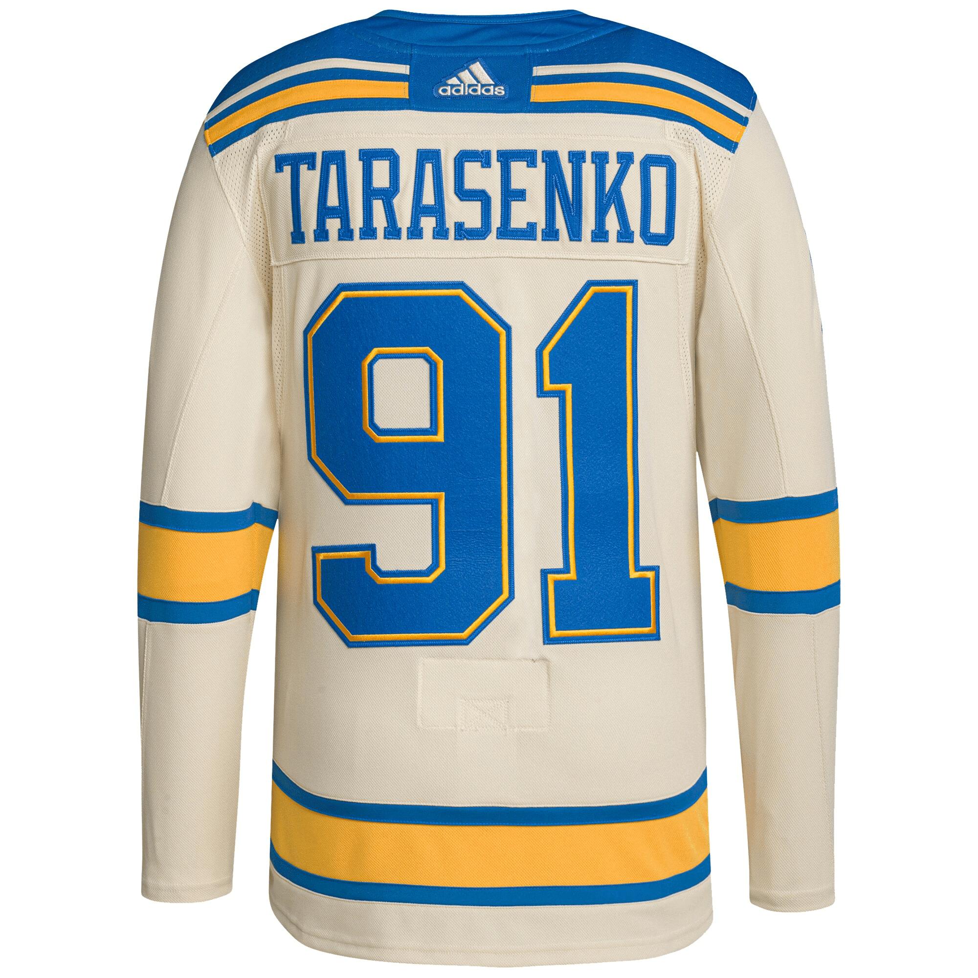 Men's Vladimir Tarasenko Cream St. Louis Blues 2022 Winter Classic Player Jersey Jersey