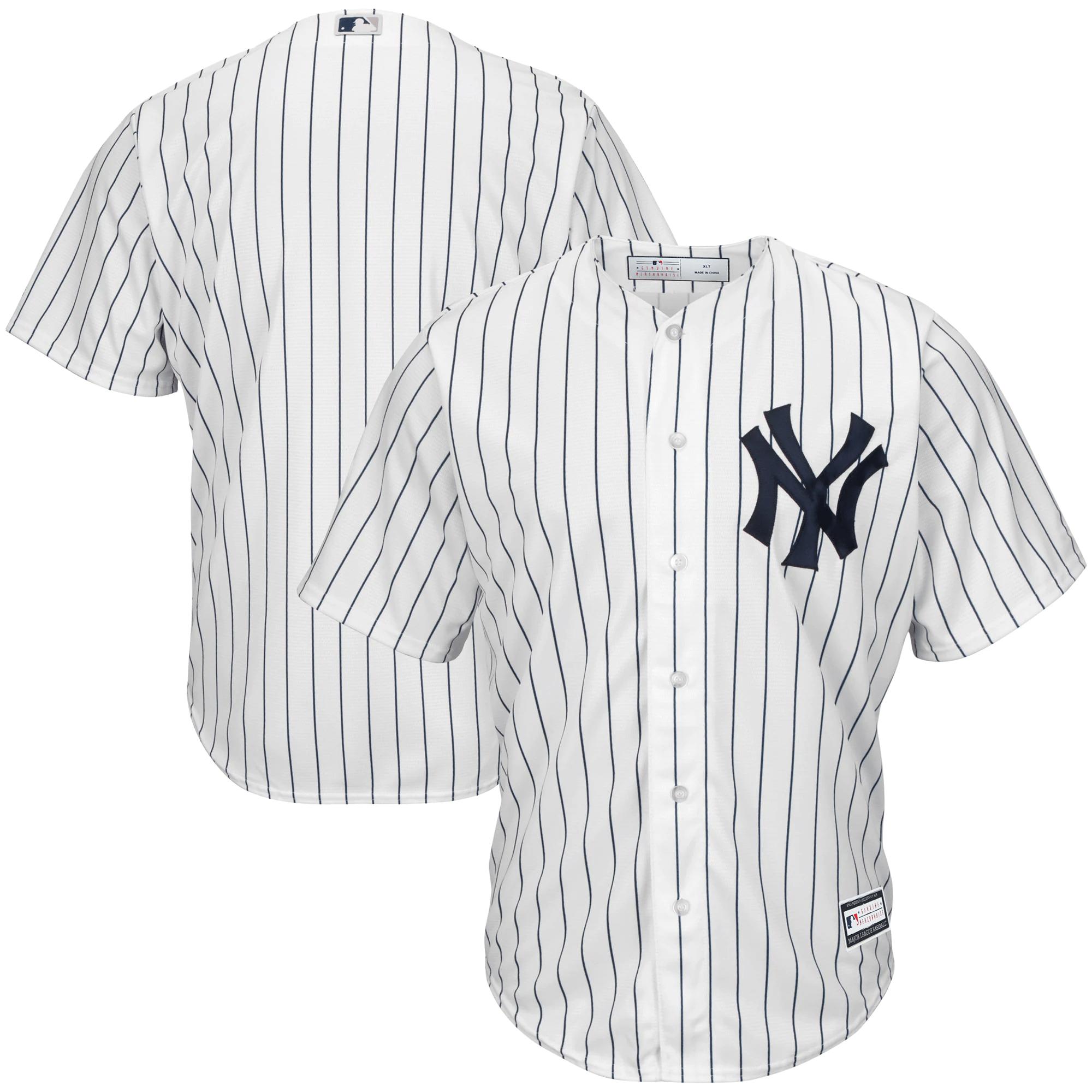 Men's White New York Yankees Big & Tall Team Jersey