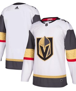 Men's White Vegas Golden Knights Away Blank Jersey Jersey