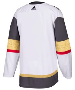 Men's White Vegas Golden Knights Away Blank Jersey Jersey