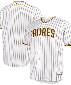 Men's White/Brown San Diego Padres Big & Tall Home Team Jersey